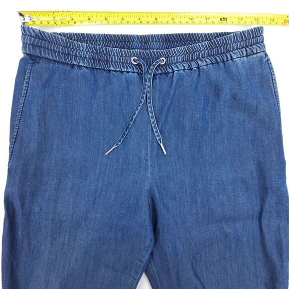 ALLSAINTS Eliza Slouchy Denim Trouser Chambray Jogger Pants Lagenlook Boho Lagom - Picture 3 of 8